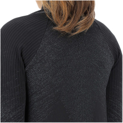 UYN Exceleration langarm Laufshirt Damen black/cloud XS
