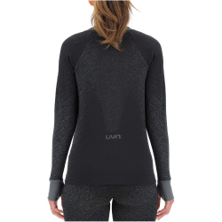 UYN Exceleration langarm Laufshirt Damen black/cloud XS