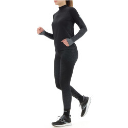 UYN Exceleration langarm Laufshirt Damen black/cloud M