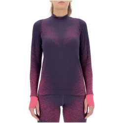 UYN Exceleration langarm Laufshirt Damen plum/pink yarrow XS