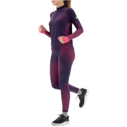 UYN Exceleration langarm Laufshirt Damen plum/pink yarrow XS