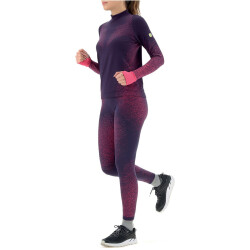 UYN Exceleration langarm Laufshirt Damen plum/pink yarrow M