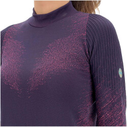 UYN Exceleration langarm Laufshirt Damen plum/pink yarrow M