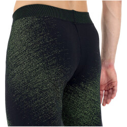 UYN Exceleration lange Laufhose Herren black/yellow fluo S