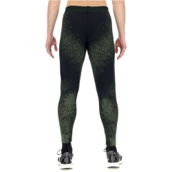 UYN Exceleration lange Laufhose Herren black/yellow fluo S