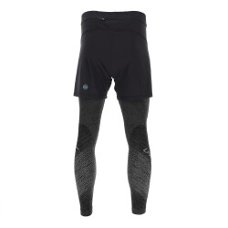 UYN Exceleration 2in1 Laufshorts Herren black/cloud L