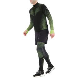 UYN Exceleration 2in1 Laufshorts Herren black/yellow fluo L