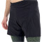 UYN Exceleration 2in1 Laufshorts Herren black/yellow fluo L