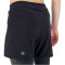 UYN Exceleration 2in1 Laufshorts Herren black/yellow fluo L
