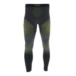 UYN Exceleration lange Laufhose Herren black/yellow fluo S