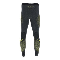 UYN Exceleration lange Laufhose Herren black/yellow fluo S