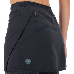UYN Exceleration 2in1 Laufrock Damen black/cloud S