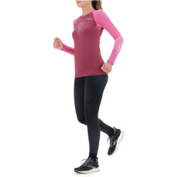 UYN Marathon Funktionsshirt Damen red plum/grey/magenta XS