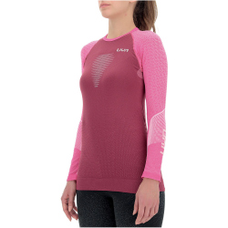 UYN Marathon Funktionsshirt Damen red plum/grey/magenta XS