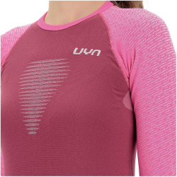 UYN Marathon Funktionsshirt Damen red plum/grey/magenta XS