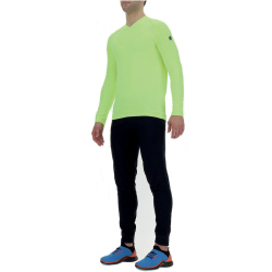 UYN Run Fit langarm Laufshirt Herren yellow fluo S