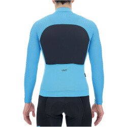 UYN Airwing Winter langarm Fahrradtrikot Herren turquoise/black XL