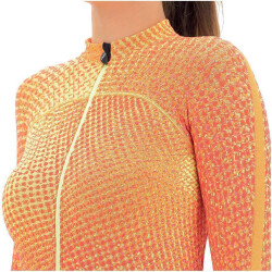 UYN Spectre Winter Overwear langarm Fahrrad-Trikot Damen orange ginger S