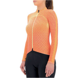 UYN Spectre Winter Overwear langarm Fahrrad-Trikot Damen orange ginger M