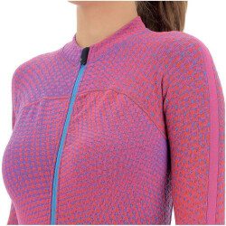 UYN Spectre Winter Overwear langarm Fahrrad-Trikot Damen pink galaxy M
