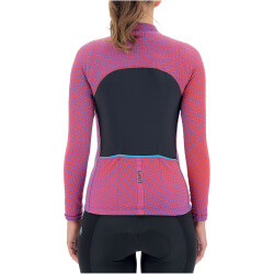 UYN Spectre Winter Overwear langarm Fahrrad-Trikot Damen pink galaxy M