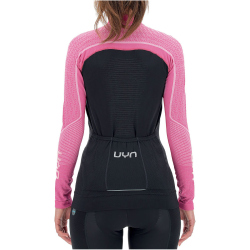 UYN Granfondo Overwear Fahrrad-Trikot Damen blackboard/magenta XS
