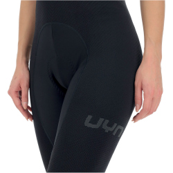 UYN Ridemiles Overwear Bib Fahrrad-Tr&auml;gerhose Damen black/grey XS