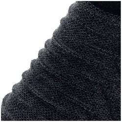 UYN 3D Ribs Sabot Wool Freizeitschuhe mit schwarzer Sohle Damen anthracite melange/black 36