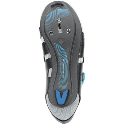 UYN Naked Full-Carbon Fahrradschuhe Herren silver/blue 37