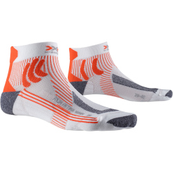 X-SOCKS Run Retina Damen Laufsocken white/orange 35-36