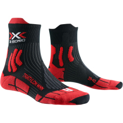 X-BIONIC Triathlonsocken 4.0 Damen red/black 35-36