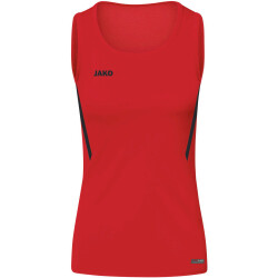 JAKO Challenge Tanktop Damen rot/schwarz 34