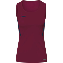 JAKO Challenge Tanktop Damen maroon/marine 40