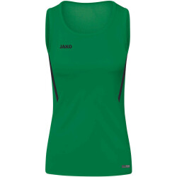 JAKO Challenge Tanktop Damen sportgrün/schwarz 34