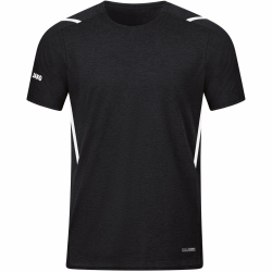 JAKO Challenge Trainingsshirt schwarz meliert/wei&szlig; 3XL