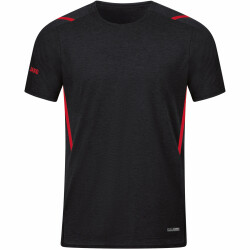 JAKO Challenge Trainingsshirt schwarz meliert/rot M