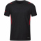 JAKO Challenge Trainingsshirt schwarz meliert/rot M