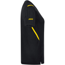 JAKO Challenge Trainingsshirt Damen schwarz meliert/citro 34
