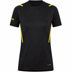 JAKO Challenge Trainingsshirt Damen schwarz meliert/citro 44