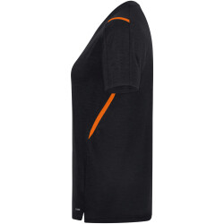 JAKO Challenge Trainingsshirt Damen schwarz meliert/neonorange 34