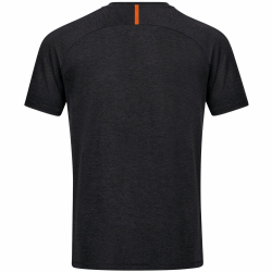 JAKO Challenge Trainingsshirt schwarz meliert/neonorange 3XL
