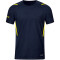 JAKO Challenge Trainingsshirt marine meliert/neongelb XXL