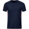 JAKO Challenge Trainingsshirt Kinder marine meliert/maroon 128