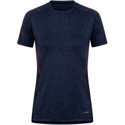 JAKO Challenge Trainingsshirt Damen marine meliert/maroon 34