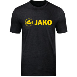 JAKO Promo T-Shirt Kinder schwarz meliert/citro 116