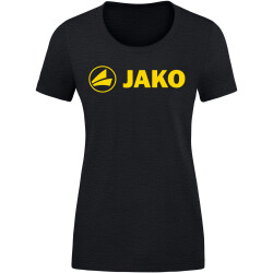 JAKO Promo T-Shirt Damen schwarz meliert/citro 34