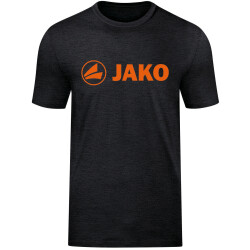 JAKO Promo T-Shirt Kinder schwarz meliert/neonorange 116