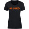 JAKO Promo T-Shirt Damen schwarz meliert/neonorange 34