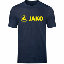 JAKO Promo T-Shirt Kinder marine meliert/neongelb 116