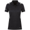 JAKO Challenge Poloshirt Damen schwarz meliert/weiß 34